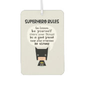 Superheld Rules Luchtverfrisser (Voorkant)