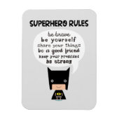 Superheld Rules Magneet (Verticaal)