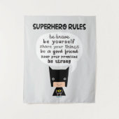 Superheld Rules Wandkleed (Voorkant)