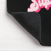 Superheld - Schattig Roze Vintage Retro Halloween Muismat (Hoek)