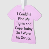 Superheld Scrubs Ornament (voorkant)