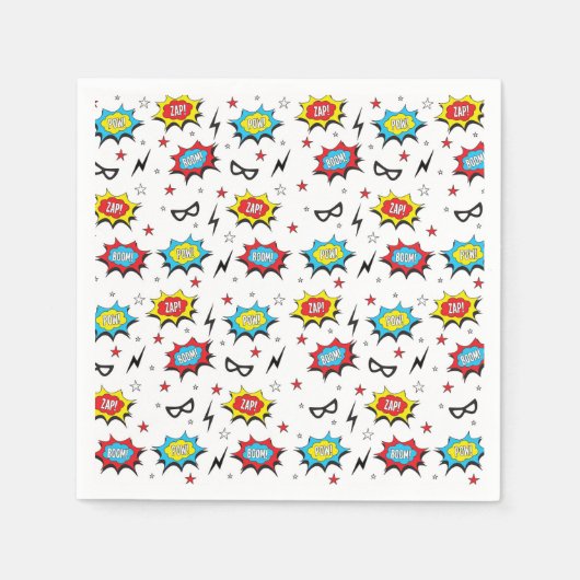 Superheld servetten (Voorkant)