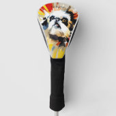 Superheld Shih Tzu Dog 01 - Ignacio rechter Golfheadcover (Voorkant)