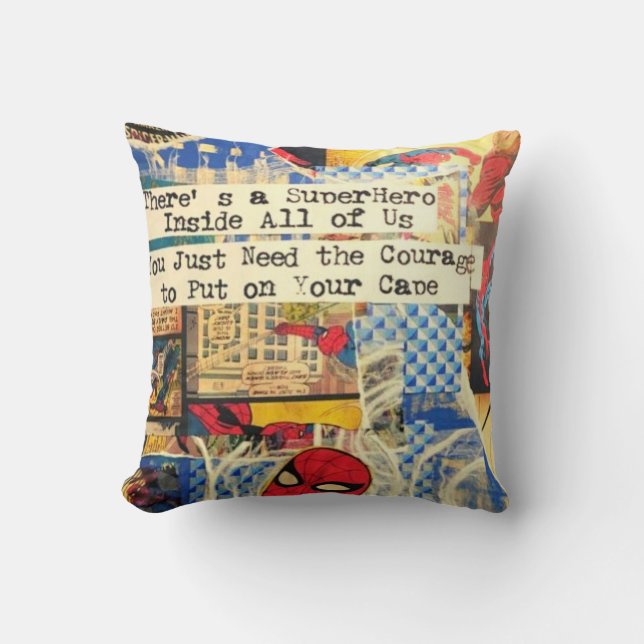 Superheld-Sierkussen Kussen (Voorkant)