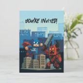 Superheld Skyblade Showdown Kaart (Staand voorkant)