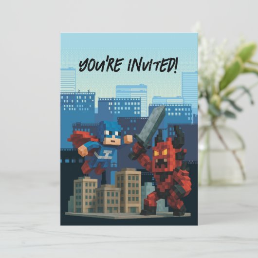 Superheld Skyblade Showdown Kaart (Staand voorkant)