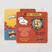 Superheld Smash! Kaart (Voorkant / Achterkant)