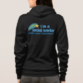 Superheld Social Worker Hoodie (Achterkant)