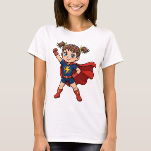 Superheld stijl t-shirt