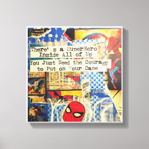 Superheld Stretched Canvas Print