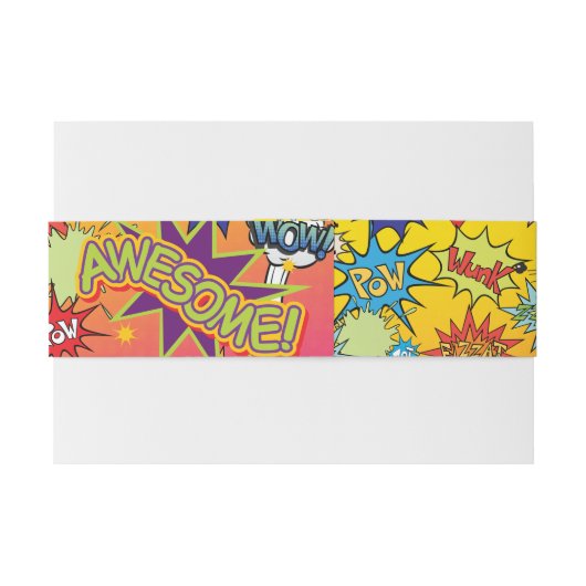 SUPERHELD STRIPBOEK BRUILOFT UITNODIGINGEN WIKKEL (Achterkant Voorbeeld)