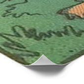 Superheld strips van 50s  strips Golden age Poster (Hoek)