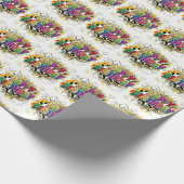 Superheld Style Happy Birthday Wrapping Paper Cadeaupapier (Hoek)