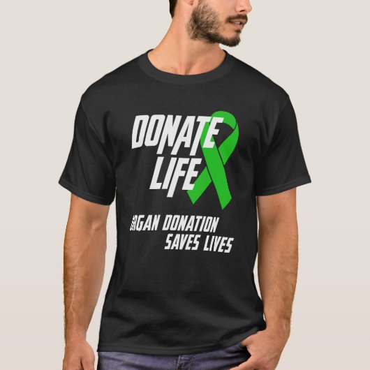 Superheld Style Organ Donation Awareness T-Shirt (Voorkant)