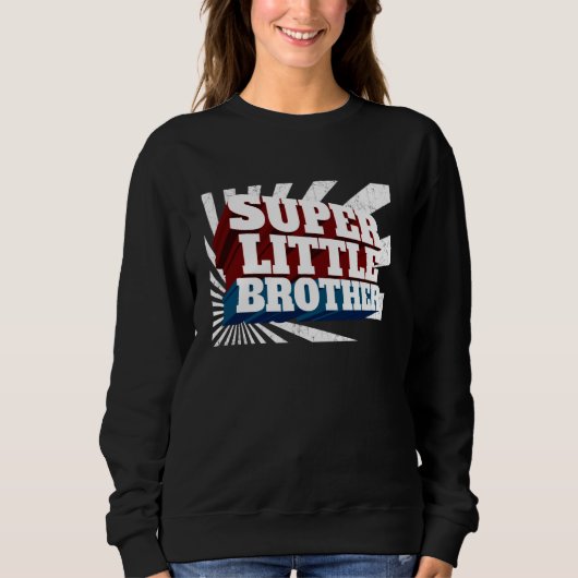Superheld Super Little Brother Comic Trui (Voorkant)