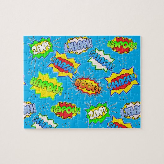 Superheld Super Powers Colorful Kind Legpuzzel (Horizontaal)