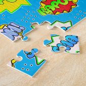 Superheld Super Powers Colorful Kind Legpuzzel (Zijkant)