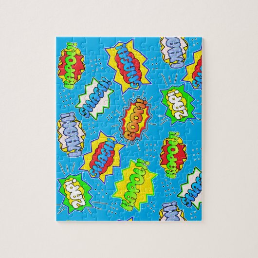 Superheld Super Powers Colorful Kind Legpuzzel (Verticaal)