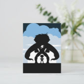 Superheld & Super Villain Briefkaart (Staand voorkant)