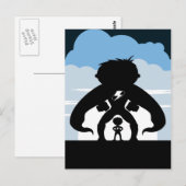 Superheld & Super Villain Briefkaart (Voorkant / Achterkant)