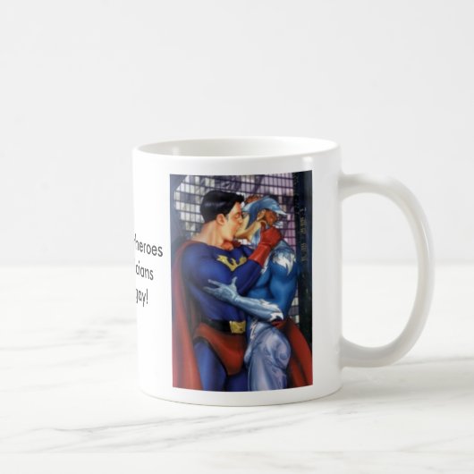 superheld, superheld, zelfs Superhe.. - Gepersonal Koffiemok (Rechts)