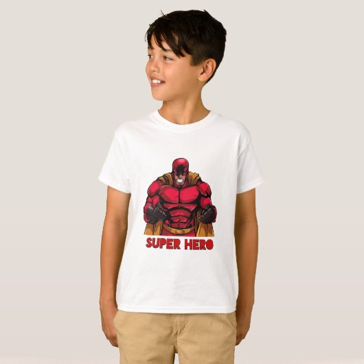 Superheld *** t-shirt (Voorkant volledig)