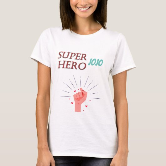 superheld t-shirt (Voorkant)