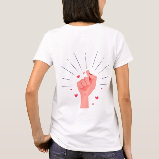 superheld t-shirt (Achterkant)