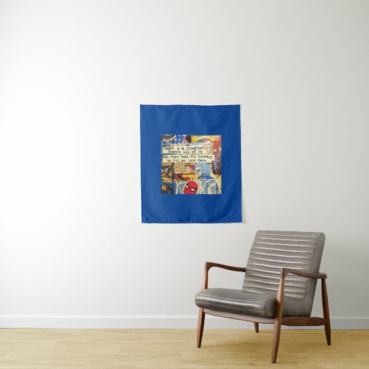 Superheld Tapestry Wandkleed (In situ)