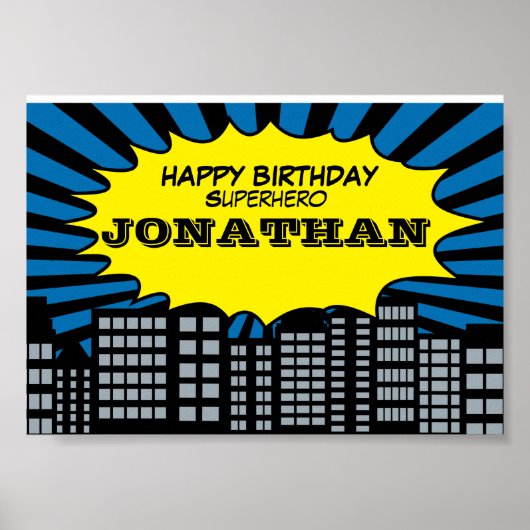 Superheld Thed Poster (Voorkant)