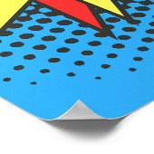 Superheld Theme Sale Sign, Poster Verkoop, Retro (Hoek)