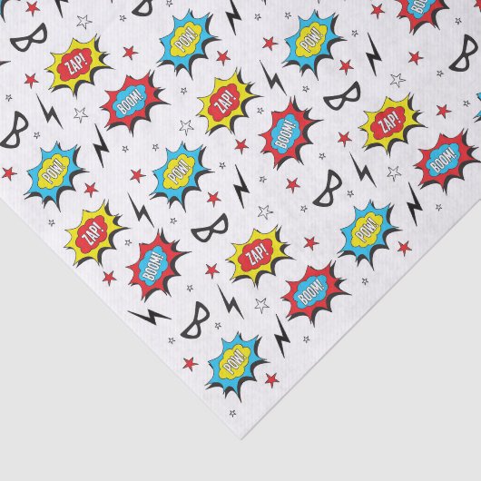 Superheld tissuepapier (Detail)