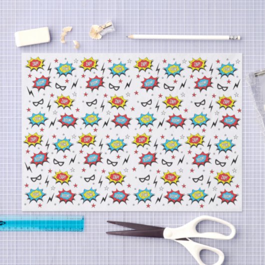 Superheld tissuepapier (Craft)