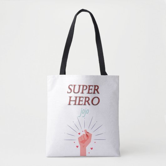 superheld tote bag (Voorkant)