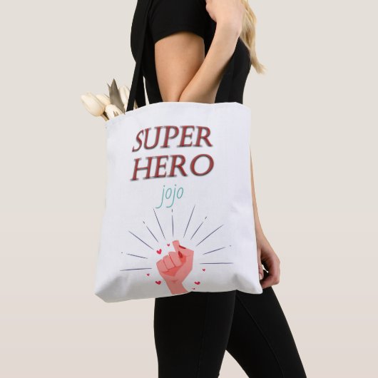 superheld  tote bag (Dichtbij)