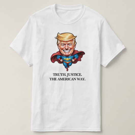 Superheld Trump T-shirt (Design voorkant)