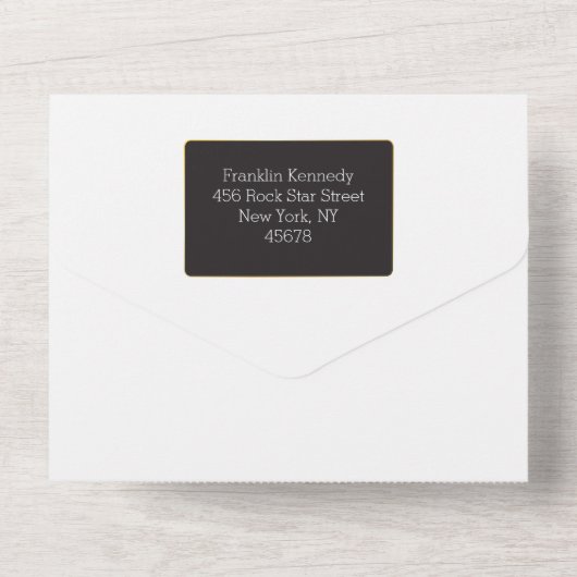 Superheld Ultimate Girl Birthday All In One Uitnodiging (Achterkant)