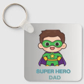 Superheld Vader Sleutelhanger (Voorkant)