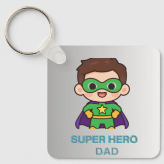Superheld Vader Sleutelhanger