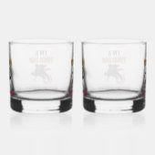  superheld vader tweeling vaders dag whisky glas (Rechts)