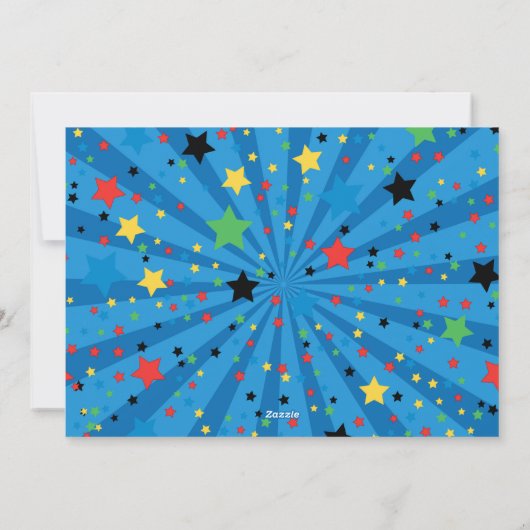 Superheld Vaderdag Persoonlijke foto Feestdagenkaart (Achterkant)