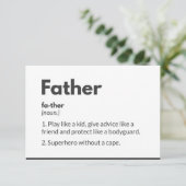Superheld vaderdagkaarten Modern Kaart (Staand voorkant)