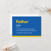 Superheld vaders dagkaarten Modern Kaart (Voorkant / Achterkant in situ)