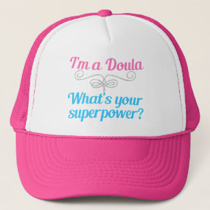 Superheld van Cute Doula Trucker Pet
