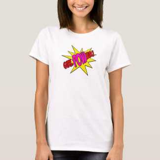 Superheld van Girl Power T shirt