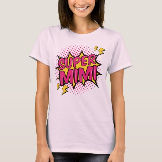 Superheld van Super Mimi Comic T-shirt (Voorkant)
