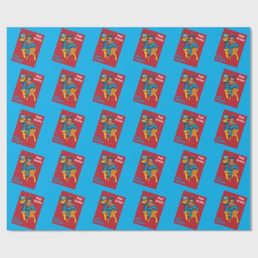 Superheld van superheld van het superspeciale Kind Cadeaupapier (Vlak)