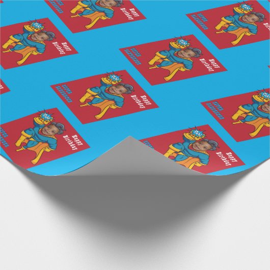 Superheld van superheld van het superspeciale Kind Cadeaupapier (Hoek)