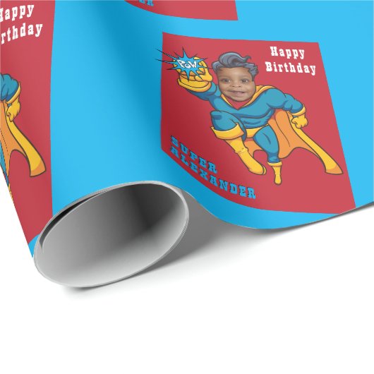 Superheld van superheld van het superspeciale Kind Cadeaupapier (Rol Hoek)