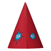 Superheld van superheld van het superspeciale Kind Feesthoedjes (Achterkant)